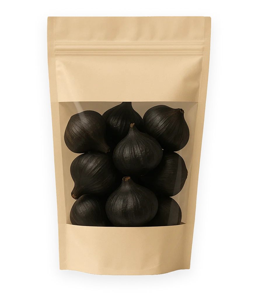 Black Garlic 1kg Retail Pouches​